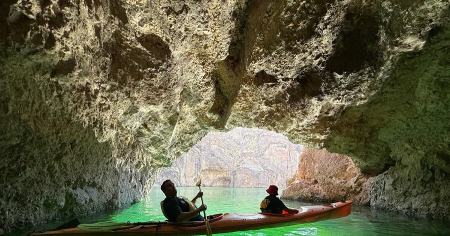 Tour photo: Las Vegas: Emerald Cave Guided Kayak Tour, Small Group