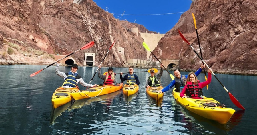 Tour photo: Hoover Dam Kayak Tour & Hike - shuttle from Las Vegas