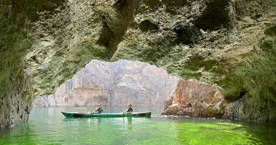Tour photo: Las Vegas: Emerald Cave Kayak Tour from Willow Beach